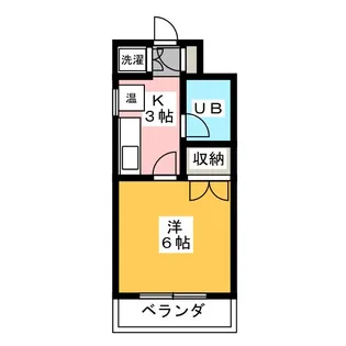 キャッスルウエスト【2階】の間取り