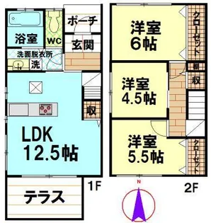 プレミアムタウン A~Hの間取り