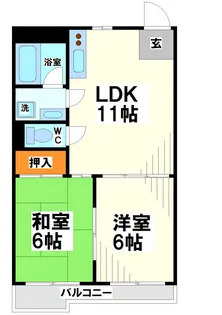 モンターニュ国領【1階】の間取り