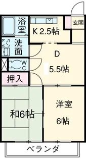 ドエルマルシェB【1階】の間取り