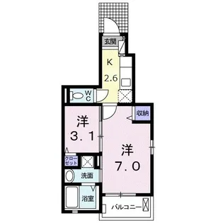 プラーンドルIV【1階】の間取り