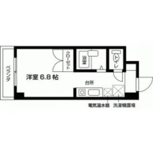 カレッジハイツディグニティーII(学生専用)【2階】の間取り