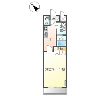 ソルティ【2階】の間取り