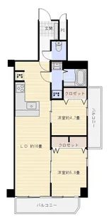 藤和津田沼コープ【5階】の間取り