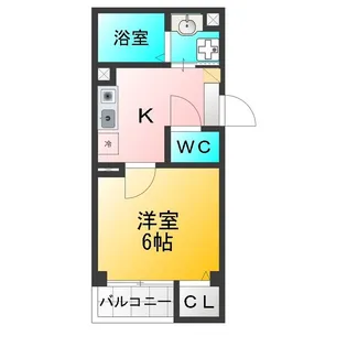 武蔵関パークマンションII【2階】の間取り