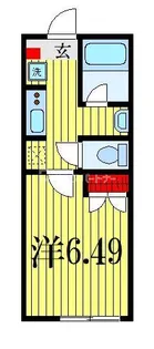 ラパ ホルン【1階】の間取り