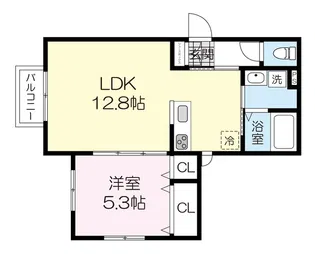 HANARISE【2階】の間取り