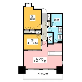 サンクレーア東山【3階】の間取り