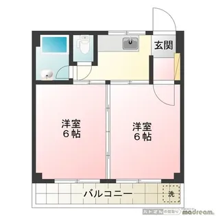 堤マンション【1階】の間取り