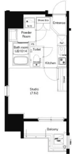 プレディアコート十日市【3階】の間取り