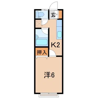メゾンファースト【1階】の間取り