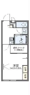 レオパレスHIKARI【2階】の間取り