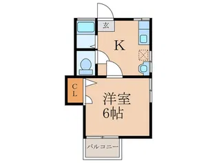 claire felicite篠崎【1階】の間取り