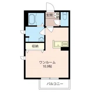 ビュークレスト【2階】の間取り