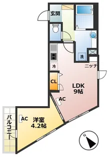 アルモ井の頭【2階】の間取り