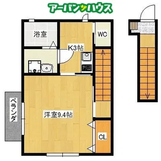 High Crea【2階】の間取り
