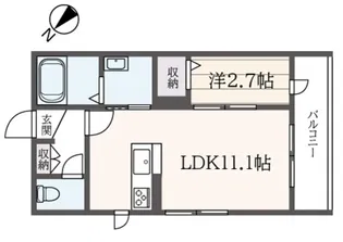 プランドールM【1階】の間取り