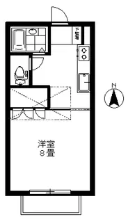 リバーサイドA【1階】の間取り