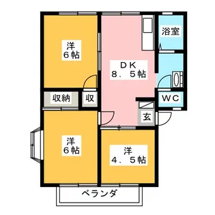 ルーラルS【2階】の間取り