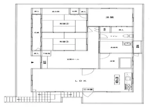 山口県岩国市南岩国町4【一戸建】の間取り