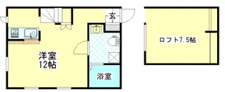 ラコルテジャパン【2階】の間取り