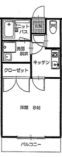 コンフォート笛田【2階】の間取り