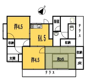 長崎県長崎市田上2【一戸建】の間取り