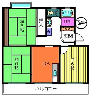 東京都江戸川区南葛西3【マンション】の間取り