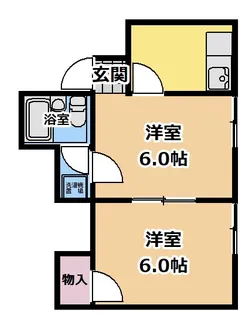 コーポ花田【2階】の間取り