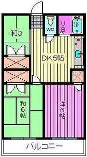 第2静和荘【2階】の間取り