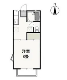 レーベンハイツ【2階】の間取り