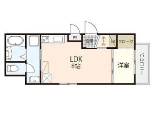セブンプロート草津東【1階】の間取り