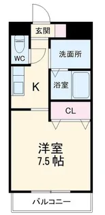 リバティー【2階】の間取り