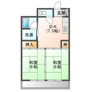 愛媛県宇和島市丸之内5【マンション】の間取り