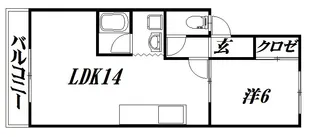 サンライト西伊場【3階】の間取り