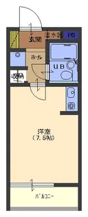 土清水山手ハウス【4階】の間取り