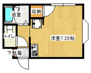 エスポワール中井【1階】の間取り