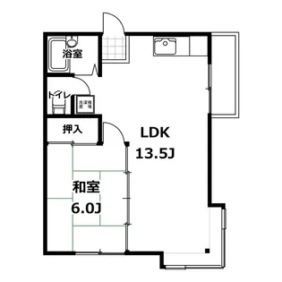 セゾンテルヌマNo.3【2階】の間取り