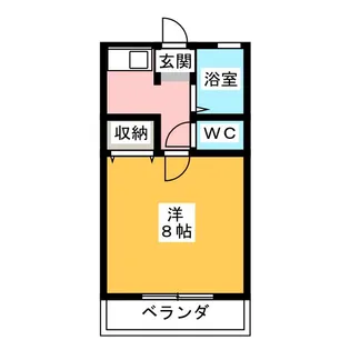 ラ・エスポワール【1階】の間取り