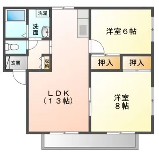 ハイツエミナンス【2階】の間取り