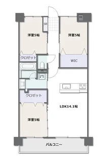 アルファステイツ米原【4階】の間取り
