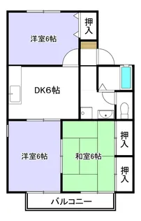 セントビラ田中I【2階】の間取り