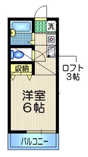 ラ・エスポワール【2階】の間取り