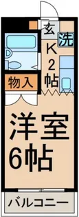 ハイランド 田村【2階】の間取り