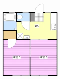 グレースB【2階】の間取り