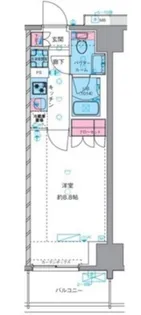 ジェノヴィア四谷三丁目グリーンヴェール【10階】の間取り