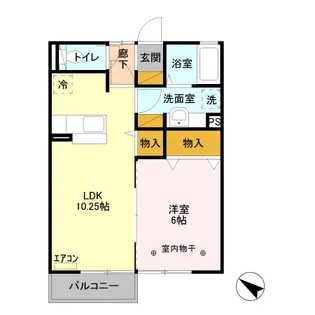 モンタンヴェール【2階】の間取り