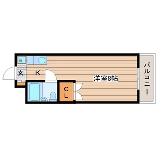 メゾン・ド・トラジェ【4階】の間取り