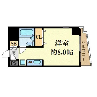 メゾン・ド・シプレーム【6階】の間取り