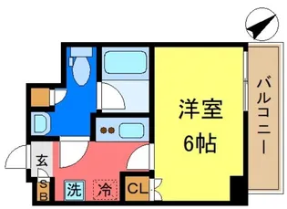 メインステージ新小岩【9階】の間取り